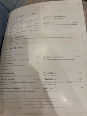 Menu photo 2 Toast & Tonique Newark, CA