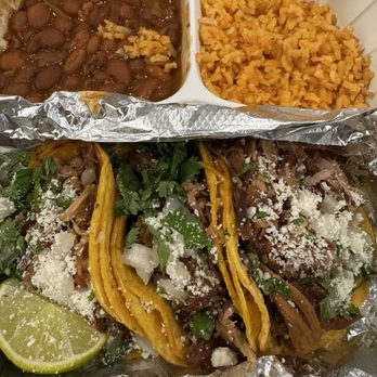 Miguel’s Salsa - 3 Taco Combo Plate- carnitas - Mexican Near Me - Clovis, California