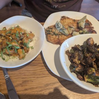 Bonefish Grill - Fried salmon and brussel sprouts - Seafood Near Me - Greenwood, Colorado