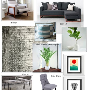 LeahDDesigns - Mood Board for a young woman's apartment. Classic and relaxing. - Interior Design Near Me
