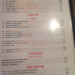 Kim - Menu