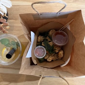 Earth Cafe - Popcorn chicken - Asian Fusion Near Me - Riverside, California