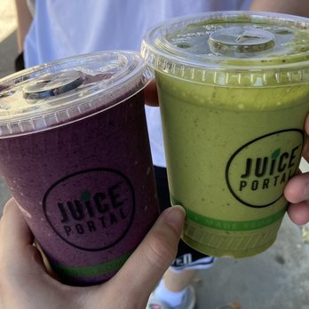 Juice Portal - 16 OZ Berry Good Smoothie and Matcha Joy Smoothie - Juice Bars & Smoothies Near Me - San Francisco, California