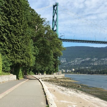Stanley Park - Seawall Path with view of Lions Gate Bridge - Parks Near Me - Vancouver, British Columbia Stanley Park - Seawall Path with view of Lions Gate Bridge - Parks Near Me - Vancouver, British Columbia