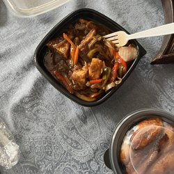 Island Quizine - 5 pieces of tofu for 18.95 ( $20 +tax total). Never paid this price for such a small container at their establishment.