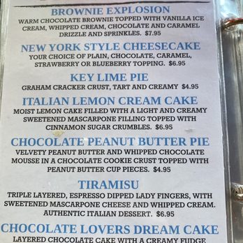 Micelis Waterfront Restaurant - Menu - Italian Near Me - Matlacha, Florida