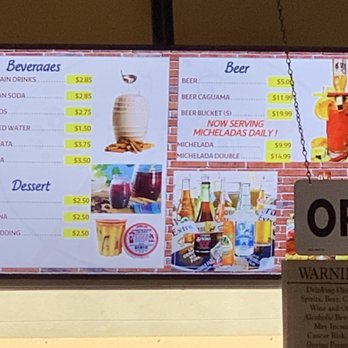 Tacos Ameca - Drink and dessert screen - Mexican Near Me - Gilroy, California Tacos Ameca - Drink and dessert screen - Mexican Near Me - Gilroy, California