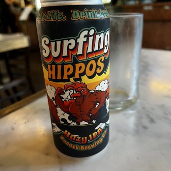 Bricks Newhall - Surfing Hippos Hazy IPA from Pocock Brewery in Santa Clarita. - Burgers Near Me - Santa Clarita, California