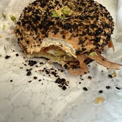 Yuma Bagel Co. - Bacon Avocado Tomato on an Everything bagel