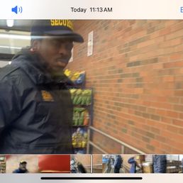 This security guard accused me of stealing purchased items I entered the store with and proceeded to physically assault me.