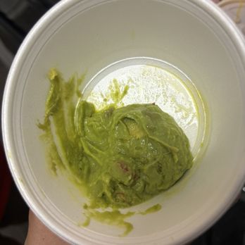 Dripped Birria - ordered extra avocado and this is what i get( i ate one scoop with a chip) but still should be more than what i paid for. - Food Trucks Near Me - Houston, Texas Dripped Birria - ordered extra avocado and this is what i get( i ate one scoop with a chip) but still should be more than what i paid for. - Food Trucks Near Me - Houston, Texas