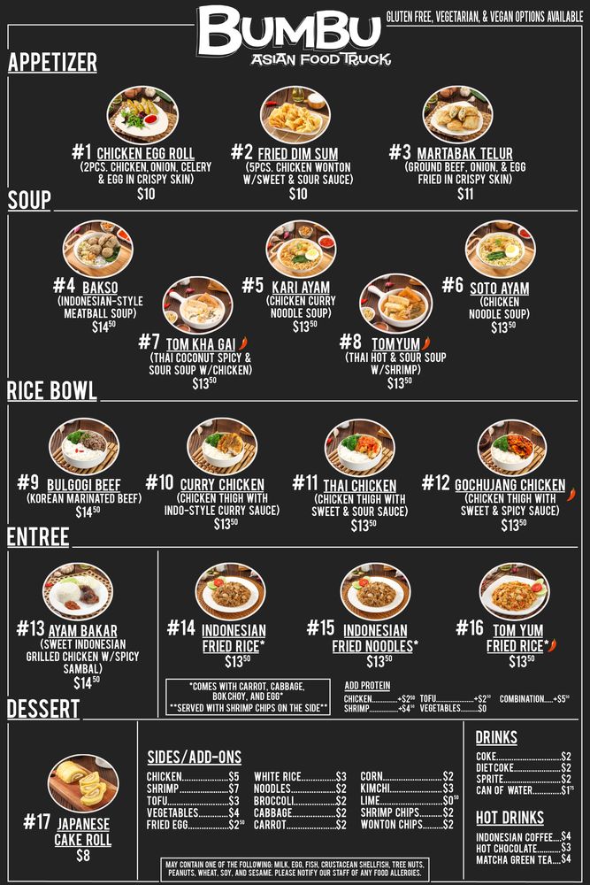 Bumbu Asian Food Truck Logo