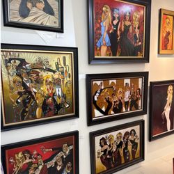 Art Center Gallery - Todd White art, framed limited editions and originals fun party wine music golf new releases largest collection