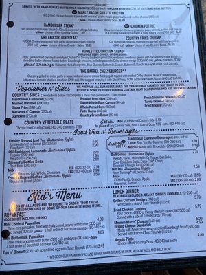 Menu photo 3 Cracker Barrel Old Country Store Aiken, SC Menu photo 3 Cracker Barrel Old Country Store Aiken, SC