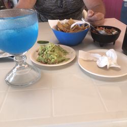 Señor Iguanas Restaurant and Cantina - Not the best picture, but the guacamole was delicious.