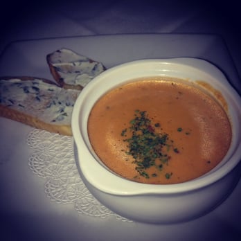 Ruth's Chris Steak House - Tomato soup w/bacon bits appetizer - Steakhouses Near Me - Pasadena, California