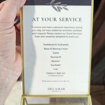 Delamar - Love that they have all these "just in case" amenities - Feb 2024 - Hotels Near Me - Traverse City, Michigan