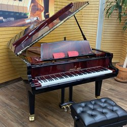 Ellis Piano - Shigeru Kawai SK-3 in ebony and pyramid mahogany