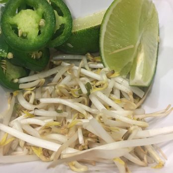Pho 88 - Old, wilted sprouts - Vietnamese Near Me - Bakersfield, California