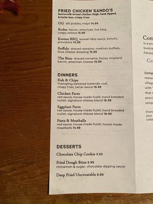 Menu photo 1 CompTin Pizza & Provisions Fairport, NY Menu photo 1 CompTin Pizza & Provisions Fairport, NY