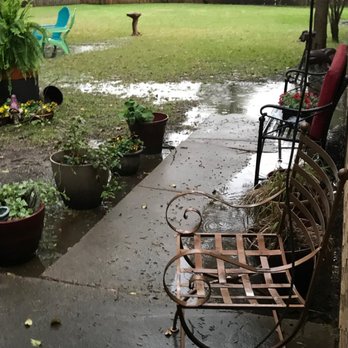 Specialized Property Management - Flooding in backyard, I hauled in dirt and rock - Property Management Near Me - Dallas, Texas
