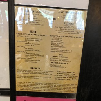 CorkScrew BBQ - Drink Menu - Barbeque Near Me - Spring, Texas