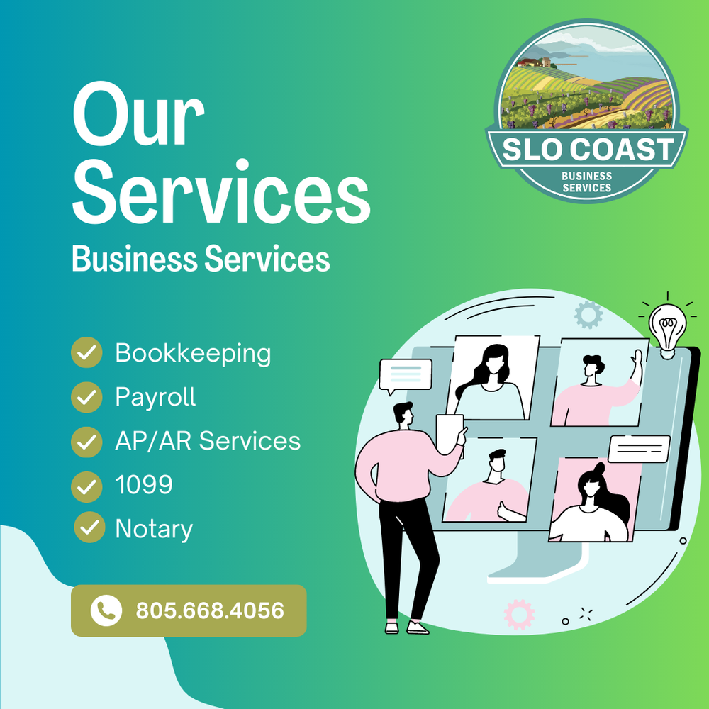 SLO COAST BUSINESS SERVICES Request Consultation Grover Beach