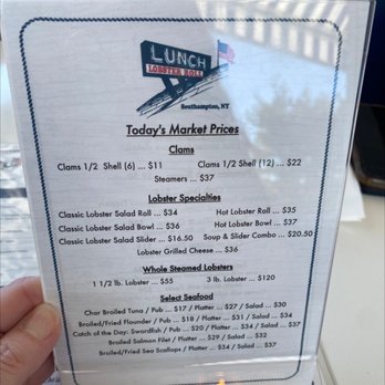Lunch Lobster Roll - Expensive these days! - Seafood Near Me - Southampton, New York Lunch Lobster Roll - Expensive these days! - Seafood Near Me - Southampton, New York
