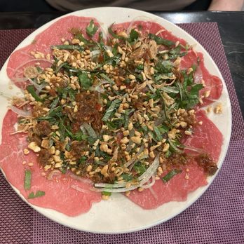 Just Pho You  - Beef Carpaccio GF - Vietnamese Near Me - New York, New York