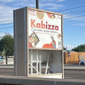 Kabizza - Kabizza street sign - Mediterranean Near Me - Tempe, Arizona