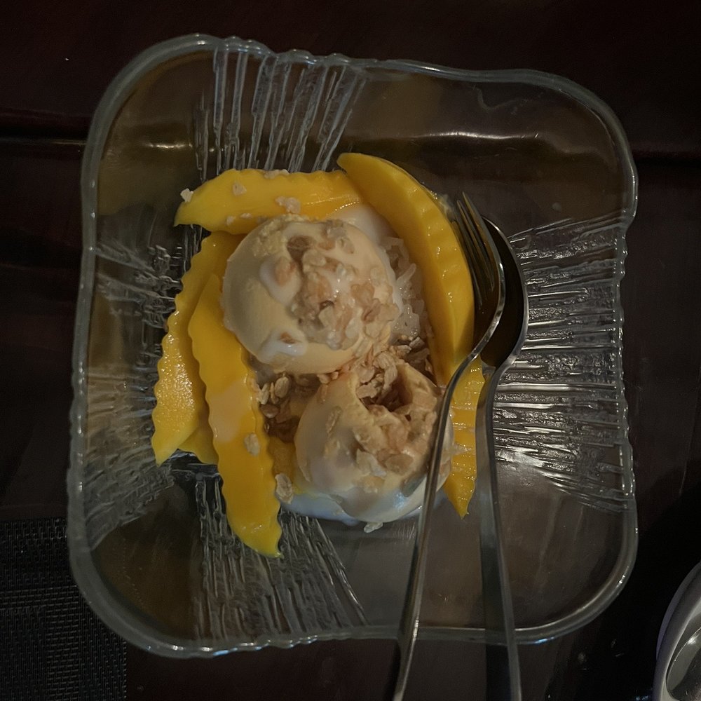 Azuthai Restaurant - Mango Sticky Rice Ice Cream Sundae - Thai Near Me - Makati, NCR