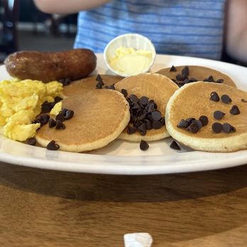 9W Diner - Kids silver pancakes with eggs and sausage included - Diners Near Me - Saugerties, New York