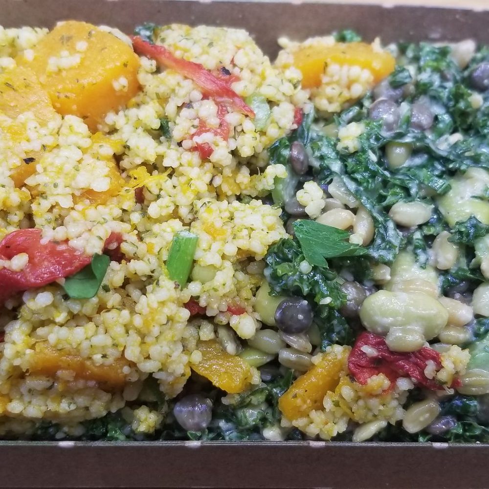 Sumo Salad - Pumpkin and couscous salad and kale salad. Size small - Salad Near Me - Mascot, NSW Sumo Salad - Pumpkin and couscous salad and kale salad. Size small - Salad Near Me - Mascot, NSW