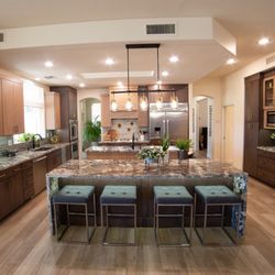 Todd Whittaker Drywall - This stunning kitchen remodel features dual islands, perfect for entertaining.