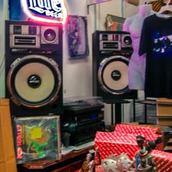 Cool and Eclectic - This is eerily similar to my college dorm room.