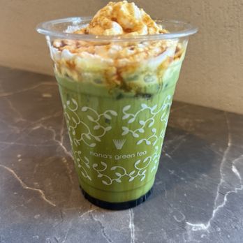 Nana's Green Tea - Matcha brown sugar latte - Cafes Near Me - Pasadena, California