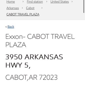 Exxon - Gas Stations Near Me - Cabot, Arkansas Exxon - Gas Stations Near Me - Cabot, Arkansas