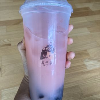 Timeless Tea - Pomegranate fruit tea with grass jelly - Desserts Near Me - Seattle, Washington Timeless Tea - Pomegranate fruit tea with grass jelly - Desserts Near Me - Seattle, Washington
