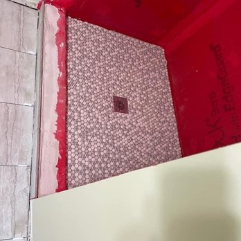 Quality First Services - Tile in the shower floor - Windows Installation Near Me - Ellicott City, Maryland