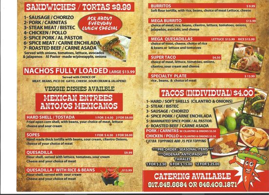 Menu photo 1 Taqueria Lupe Ocala, FL