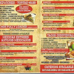 Taqueria Lupe - Updated Menu 2025