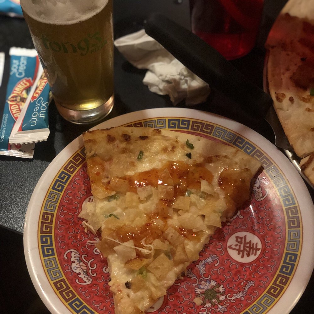 Fong's Pizza - Crab Rangoon Pizza! - Pizza Near Me - Des Moines, Iowa