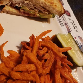 Patties & Pints - The Napa. Grilled turkey, bacon, swiss, avocado, tomato on grilled sourdough - American Near Me - Valley Center, California Patties & Pints - The Napa. Grilled turkey, bacon, swiss, avocado, tomato on grilled sourdough - American Near Me - Valley Center, California