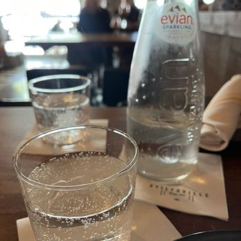 Stiltsville Fish Bar - Sparkling water - Seafood Near Me - Miami Beach, Florida
