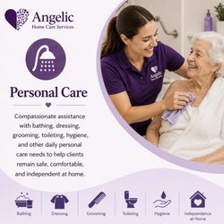 Angelic Home Care Services - Personal care services tailored to suit your specific needs.
