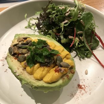 Le Potager de Charlotte - Avocado deviled egg style. Delicious. - Vegan Near Me - Paris, 75 Le Potager de Charlotte - Avocado deviled egg style. Delicious. - Vegan Near Me - Paris, 75
