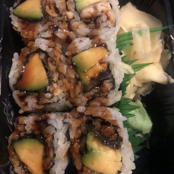 Hong Kong Sushi - Eel and avocado sushi - Sushi Bars Near Me - The Bronx, New York
