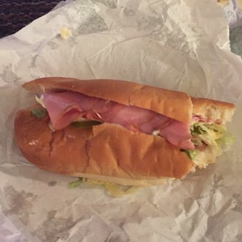 Subway - a sub sandwich with meat and lettuce - Sandwiches Near Me - Taylorville, Illinois