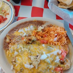 Montano's Restaurant - Chili Rellano plate.  Always tasty!