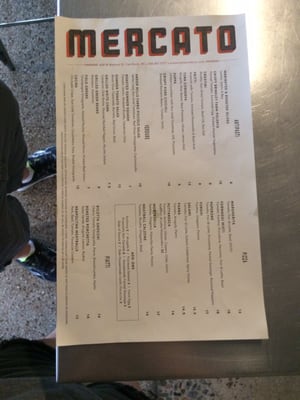 Menu photo 6 Pizzeria Mercato Carrboro, NC Menu photo 6 Pizzeria Mercato Carrboro, NC